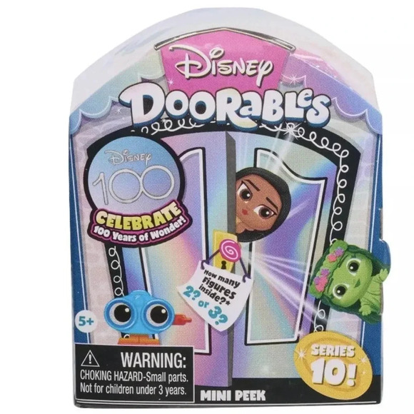Disney Doorables Series 10 Mini Peek Figures Mystery Disney 100 Set of 2 - New - Picture 2 of 5
